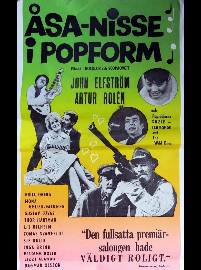 Åsa-Nisse i popform poster