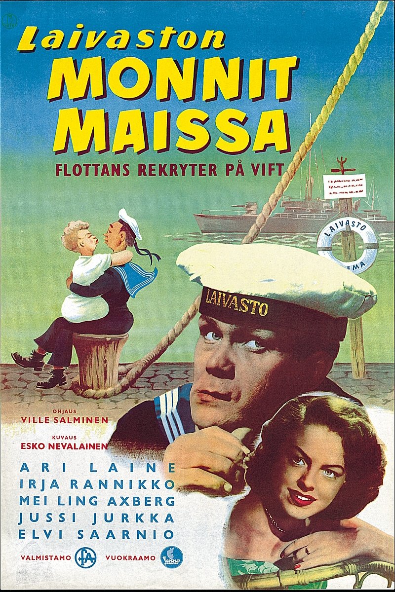 Laivaston monnit maissa poster