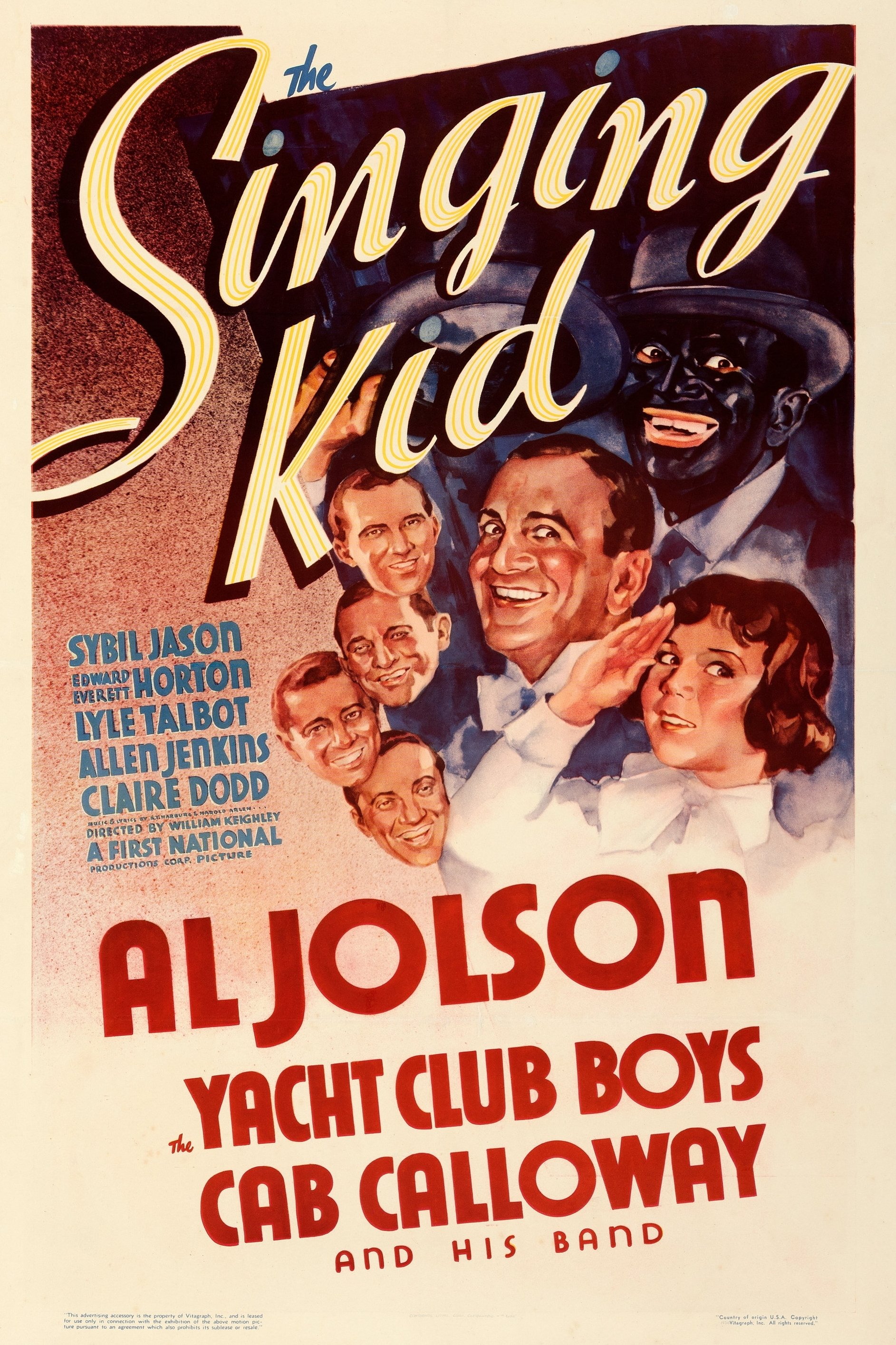 The Singing Kid poster
