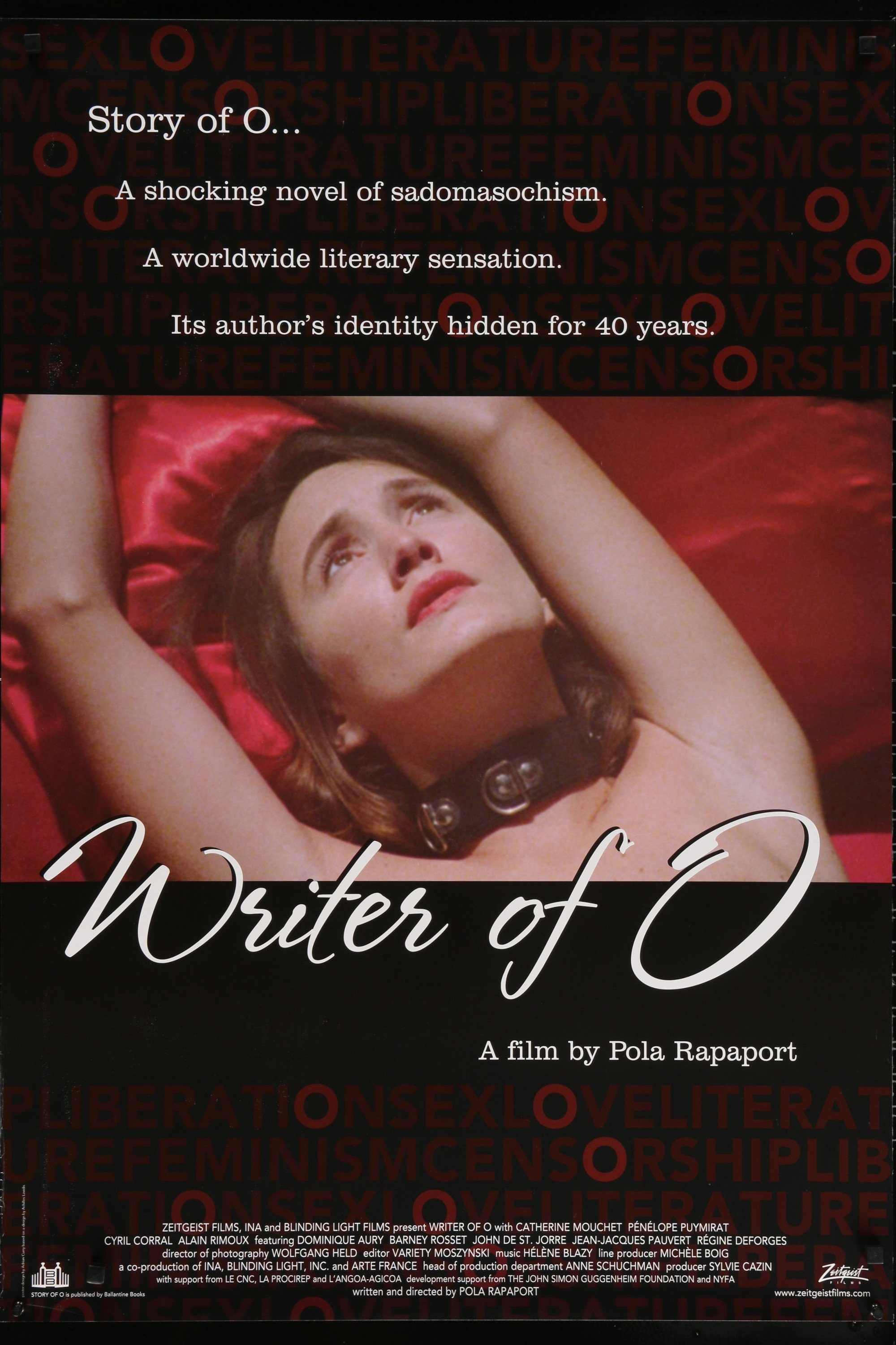 Writer of O poster